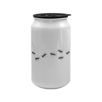 Ants, Κούπα ταξιδιού μεταλλική με καπάκι (tin-can) 500ml
