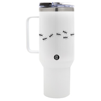 Ants, Mega Stainless steel Tumbler with lid, double wall 1,2L