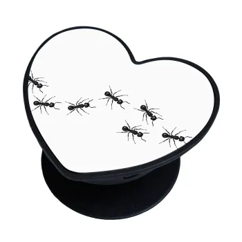 Μυρμήγκια, Phone Holders Stand  καρδιά Μαύρο Βάση Στήριξης Κινητού στο Χέρι