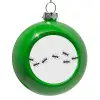 Στολίδι Χριστουγεννιάτικη μπάλα δένδρου Πράσινο 8cm