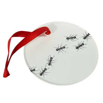 Ants, Christmas ornament glass 9cm