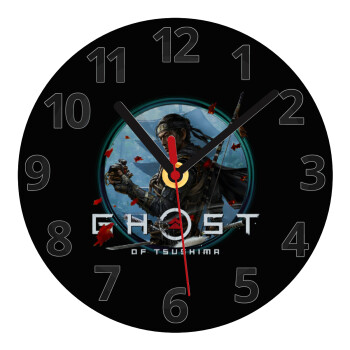 Ghost of Tsushima, Ρολόι τοίχου γυάλινο (20cm)