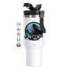 Mega Stainless steel Tumbler with lid, double wall 1,2L