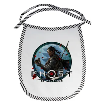 Ghost of Tsushima, Σαλιάρα μωρού αλέκιαστη με κορδόνι Μαύρη