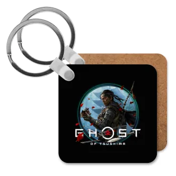 Ghost of Tsushima, Μπρελόκ Ξύλινο τετράγωνο MDF