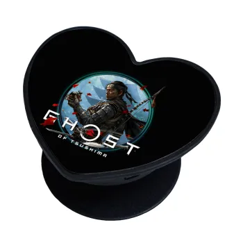 Ghost of Tsushima, Phone Holders Stand  καρδιά Μαύρο Βάση Στήριξης Κινητού στο Χέρι