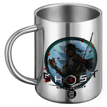 Ghost of Tsushima, Ανοξείδωτη Μεταλλική Κούπα 450ml - Διπλού Τοιχώματος