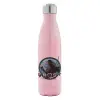 Μεταλλικό παγούρι θερμός Ροζ Ιριδίζον (Stainless steel), διπλού τοιχώματος, 500ml
