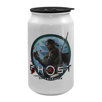 Ghost of Tsushima, Κούπα ταξιδιού μεταλλική με καπάκι (tin-can) 500ml