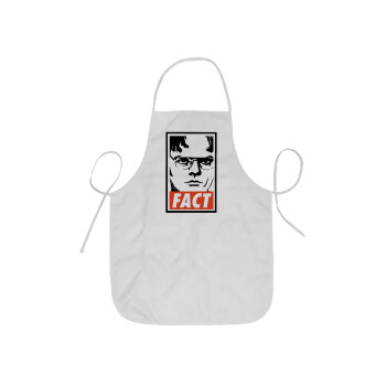 Dunder Mifflin FACT, Ποδιά Σεφ ολόσωμη κοντή  Παιδική (44x62cm)