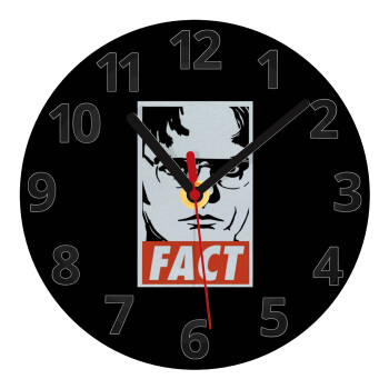 Dunder Mifflin FACT, Ρολόι τοίχου γυάλινο (20cm)