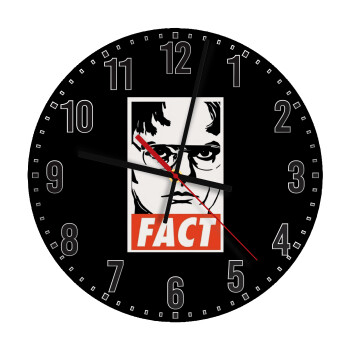 Dunder Mifflin FACT, Ρολόι τοίχου ξύλινο (30cm)