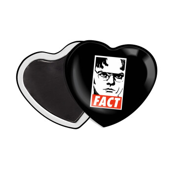 Dunder Mifflin FACT, Μαγνητάκι καρδιά (57x52mm)