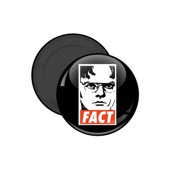 Dunder Mifflin FACT, Μαγνητάκι ψυγείου στρογγυλό διάστασης 5cm