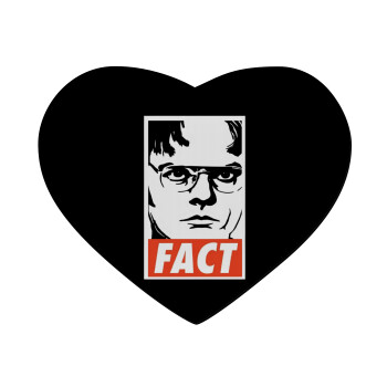 Dunder Mifflin FACT, Mousepad heart 23x20cm