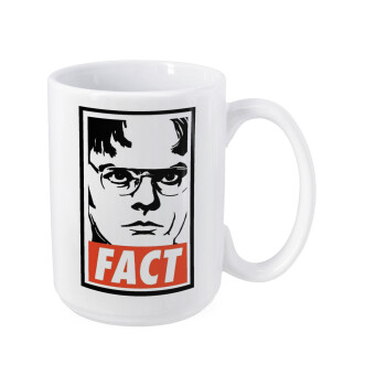 Dunder Mifflin FACT, Κούπα Mega, κεραμική, 450ml