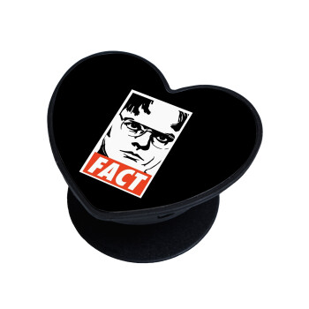 Dunder Mifflin FACT, Phone Holders Stand  καρδιά Μαύρο Βάση Στήριξης Κινητού στο Χέρι