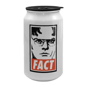 Dunder Mifflin FACT, Κούπα ταξιδιού μεταλλική με καπάκι (tin-can) 500ml