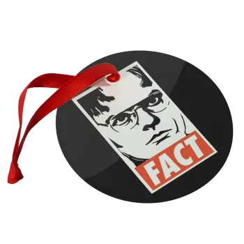Dunder Mifflin FACT, Στολίδι Χριστουγεννιάτικο στολίδι γυάλινο 9cm