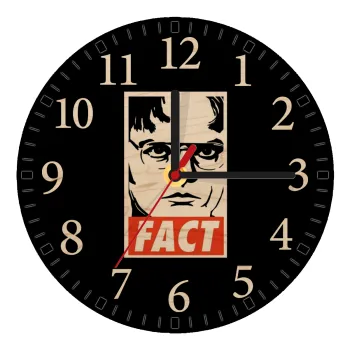 Dunder Mifflin FACT, Ρολόι τοίχου ξύλινο plywood (20cm)