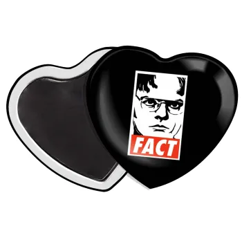 Dunder Mifflin FACT, Μαγνητάκι καρδιά (57x52mm)