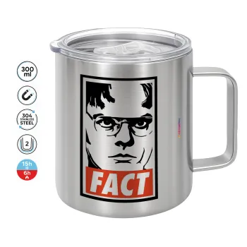 Dunder Mifflin FACT, Mug Stainless steel double wall 300ml