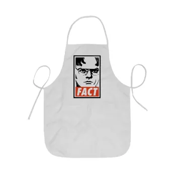 Dunder Mifflin FACT, Ποδιά Σεφ ολόσωμη κοντή  Παιδική (44x62cm)