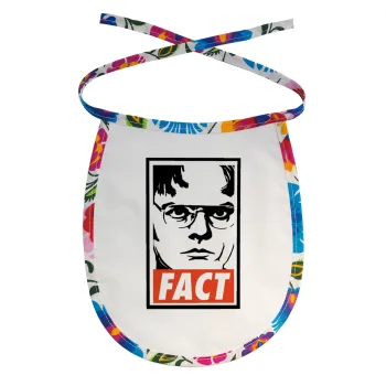 Dunder Mifflin FACT, Σαλιάρα μωρού αλέκιαστη με κορδόνι Χρωματιστή