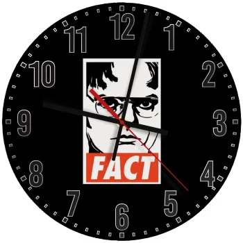 Dunder Mifflin FACT, Ρολόι τοίχου ξύλινο (30cm)