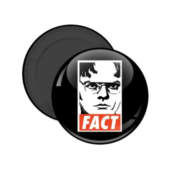 Dunder Mifflin FACT, Μαγνητάκι ψυγείου στρογγυλό διάστασης 5cm