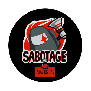 Among US Sabotage, Mousepad Round 20cm