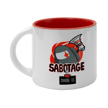 Among US Sabotage, Κούπα κεραμική 400ml Λευκή/Κόκκινη
