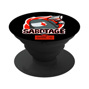 Among US Sabotage, Phone Holders Stand  Black Hand-held Mobile Phone Holder