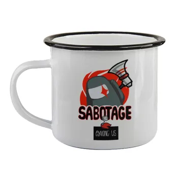 Among US Sabotage, Κούπα εμαγιέ με μαύρο χείλος 360ml