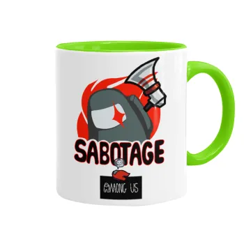 Among US Sabotage, Κούπα χρωματιστή βεραμάν, κεραμική, 330ml