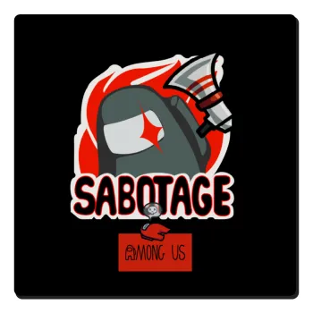 Among US Sabotage, Τετράγωνο μαγνητάκι ξύλινο 6x6cm