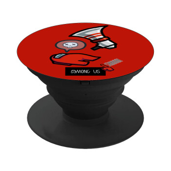 Among US Shhhh!!!, Phone Holders Stand  Black Hand-held Mobile Phone Holder