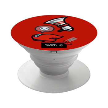 Among US Shhhh!!!, Phone Holders Stand  Λευκό Βάση Στήριξης Κινητού στο Χέρι