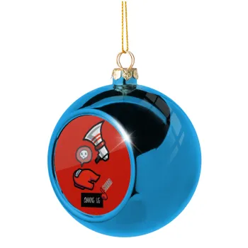 Among US Shhhh!!!, Blue Christmas tree ball ornament 8cm