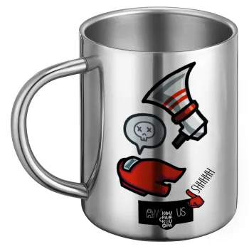 Among US Shhhh!!!, BIG Mug Stainless steel double wall (450ml)