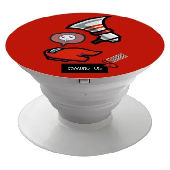 Among US Shhhh!!!, Phone Holders Stand  Λευκό Βάση Στήριξης Κινητού στο Χέρι