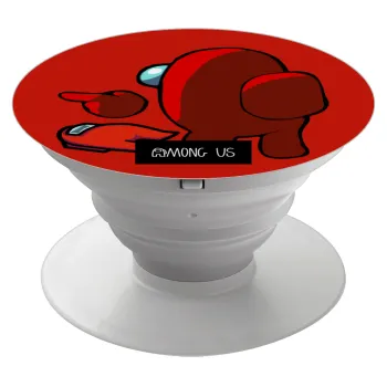 Among US i am impostor..., Phone Holders Stand  Λευκό Βάση Στήριξης Κινητού στο Χέρι