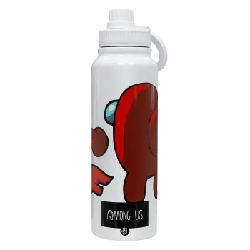 Among US i am impostor..., Θερμός 1L Ανοξείδωτο με Βάση Κινητού & Διπλά Τοιχώματα