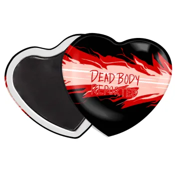 Among US dead body reported, Μαγνητάκι καρδιά (57x52mm)