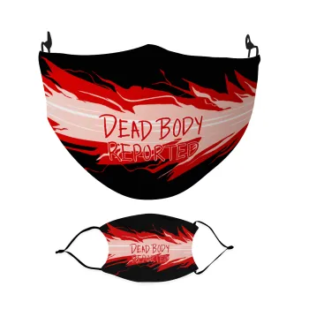 Among US dead body reported, Μάσκα υφασμάτινη Ενηλίκων πολλαπλών στρώσεων με υποδοχή φίλτρου