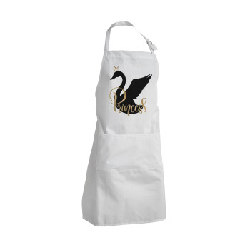 Swan Princess, Adult Chef Apron (with sliders and 2 pockets)