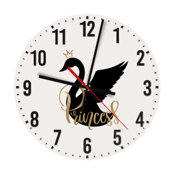 Swan Princess, Ρολόι τοίχου ξύλινο (30cm)