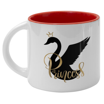 Swan Princess, Κούπα κεραμική 400ml Λευκή/Κόκκινη
