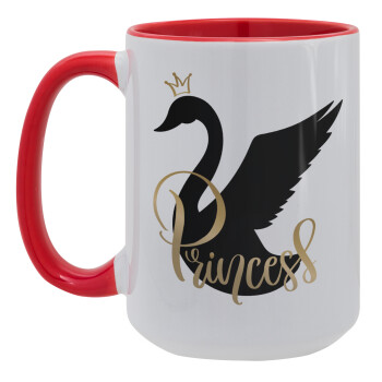 Swan Princess, Κούπα Mega 15oz, κεραμική Κόκκινη, 450ml