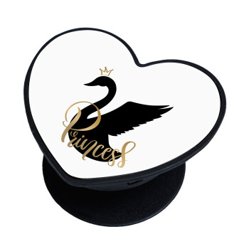 Swan Princess, Phone Holders Stand  καρδιά Μαύρο Βάση Στήριξης Κινητού στο Χέρι